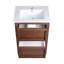 Meuble-lavabo autoportant 24 po Nadar en chêne brun avec comptoir Nadar-659734148-659734167