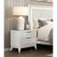 Table de chevet avec tiroirs, meubles de chambre à coucher modernes, 1 pièce