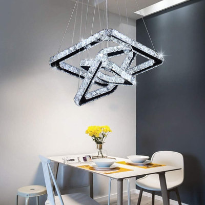 Lustre moderne en cristal