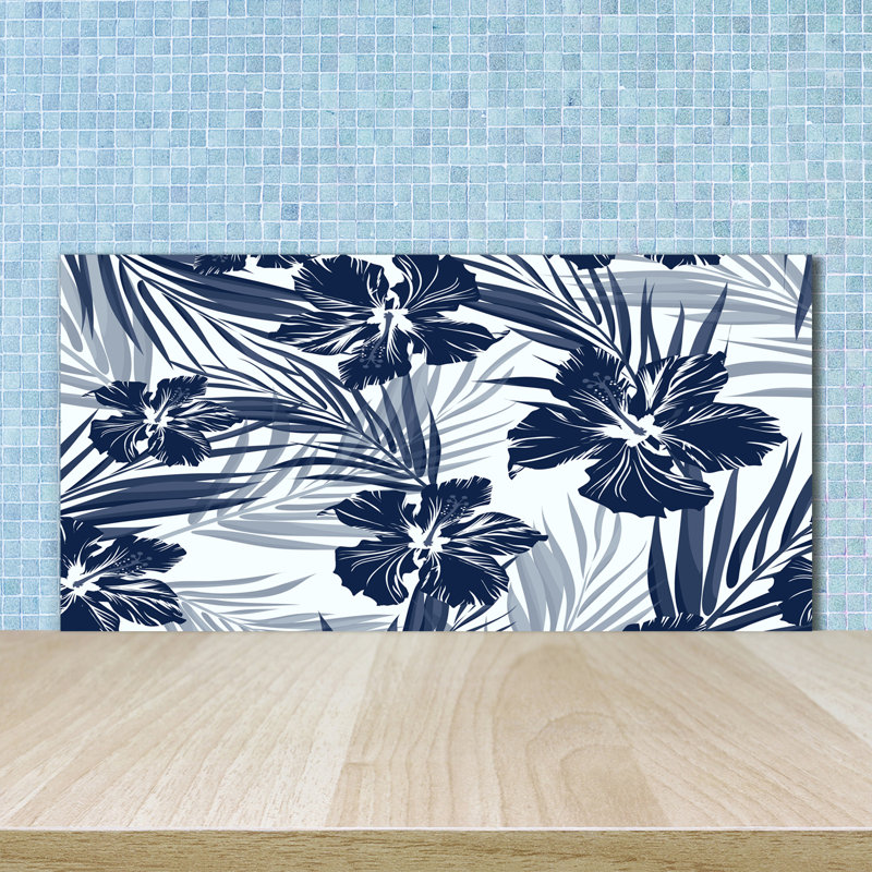 50cm W x 100cm L Glass Peel and Stick Panel