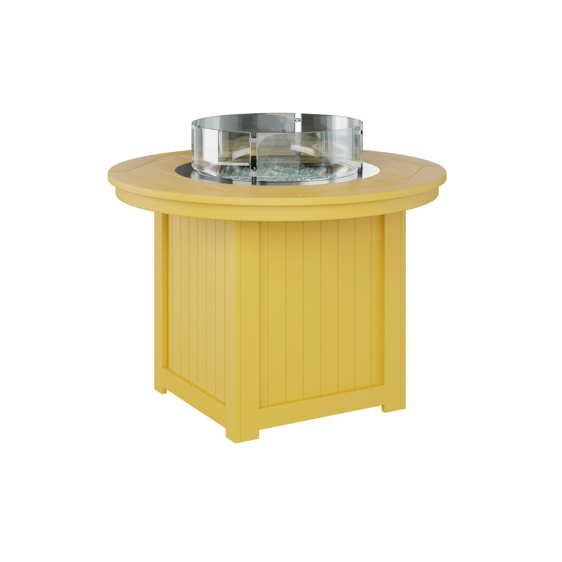 Table foyer d'extérieur Thomas Sunburst, Jaune soleil levant