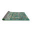 Tapis décoratif vert/rouge à motif floral Aman-1671117405