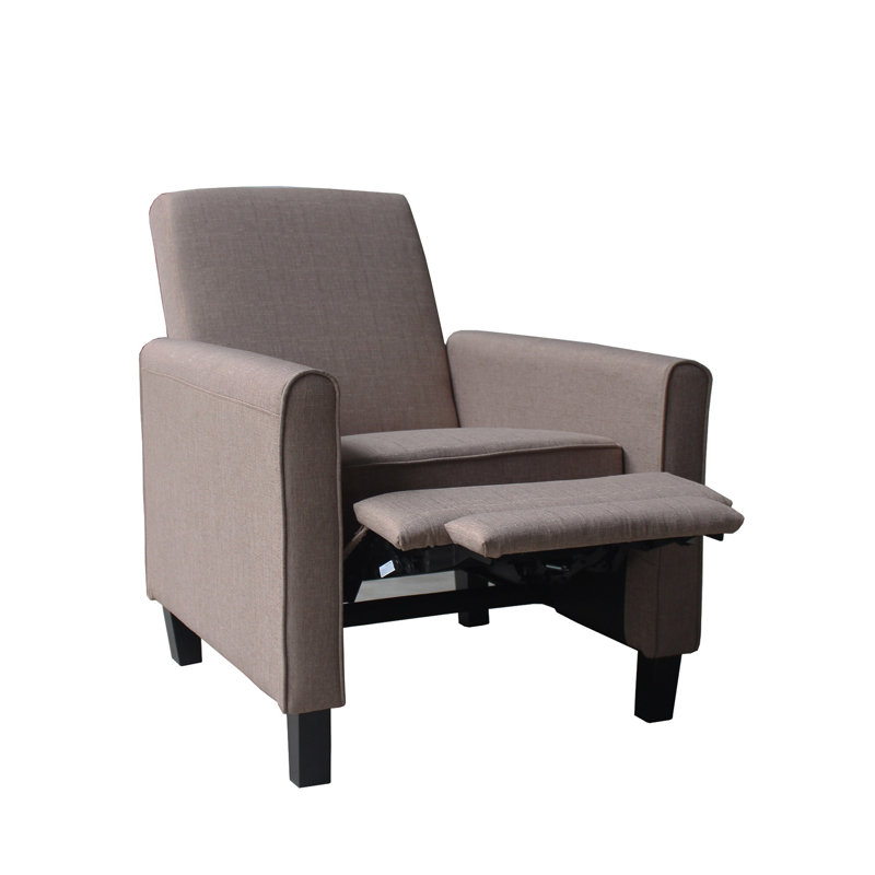 Karalina Upholstered Recliner, Brown