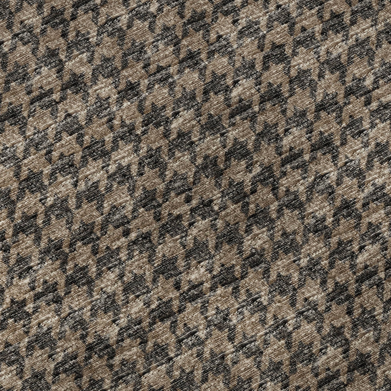 Premium Machine Washable Paullette AMF137 Chocolate Rug, Runner 2'3" x 7'6"