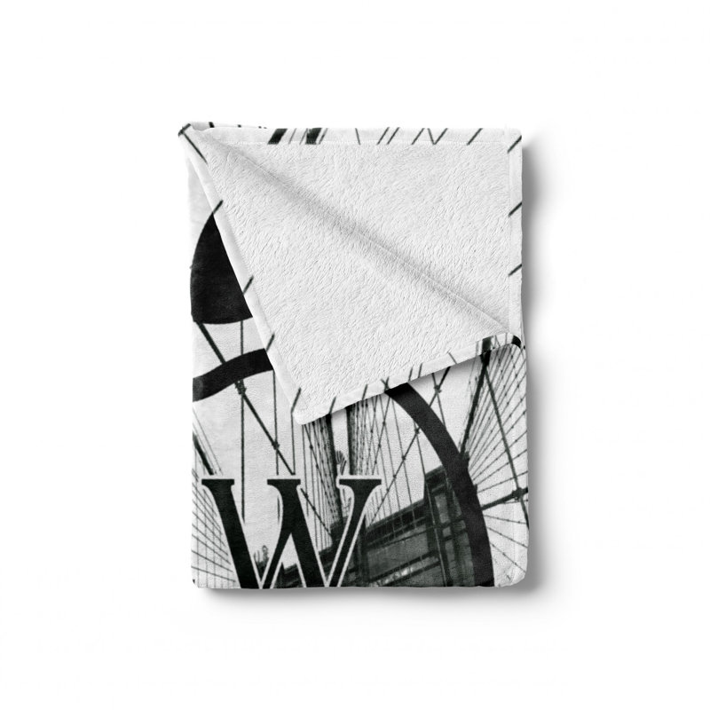 Hand Woven Throw Blanket, 50" W x 70" L