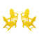 Vineyard 4-Piece Adirondack Conversation Set