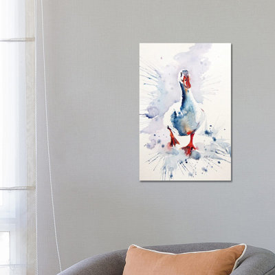 Duck by Anna Brigitta Kovacs - Wrapped Canvas Painting