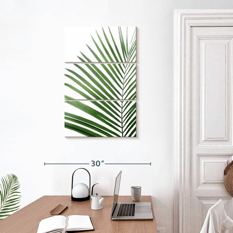 Harnek Green Palm Leaf, 32" H x 20" W