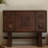 Retro Nut-Brown Solid Wood Sideboard
