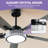  Smart 52'' Modern Ceiling Fan With Lights-535596901-535596899