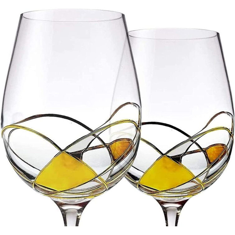 Antoni Barcelona Stemless Wine Glass Set 2 Gold