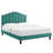 Elise Performance Velvet Platform Bed-2061665733-2061665757