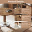 Round Metal Base Dining Table
