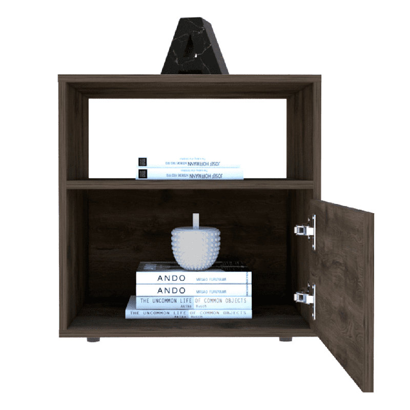 Kanthan 50cm W Manufactured Wood Bedside Table