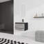 24'' Floating Wall-Mounted Bathroom Vanity With Ceramics Sink & Soft-Close Cabinet Door, KD-Package-70757707