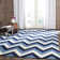 Eowyn Chevron Wool Hand Woven Area Rug