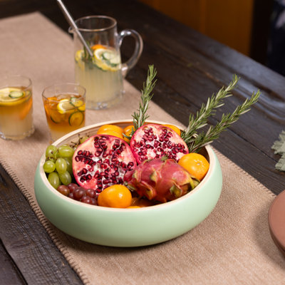 Bol à fruits en bambou Lexa, 12 po
