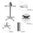 Dracy Round Metal Dining Table