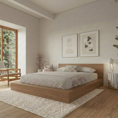 Makoa Low Platform Bed Set