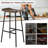 Alliah Counter Stool with Metal Frame