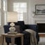 Lampe de table moderne de style cristal de 24 pouces