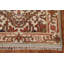 Tapis de couloir oriental géométrique Heriz Serapi noué à la main 3 x 8