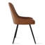 Chaise d'appoint en faux cuir Covello-1414136551