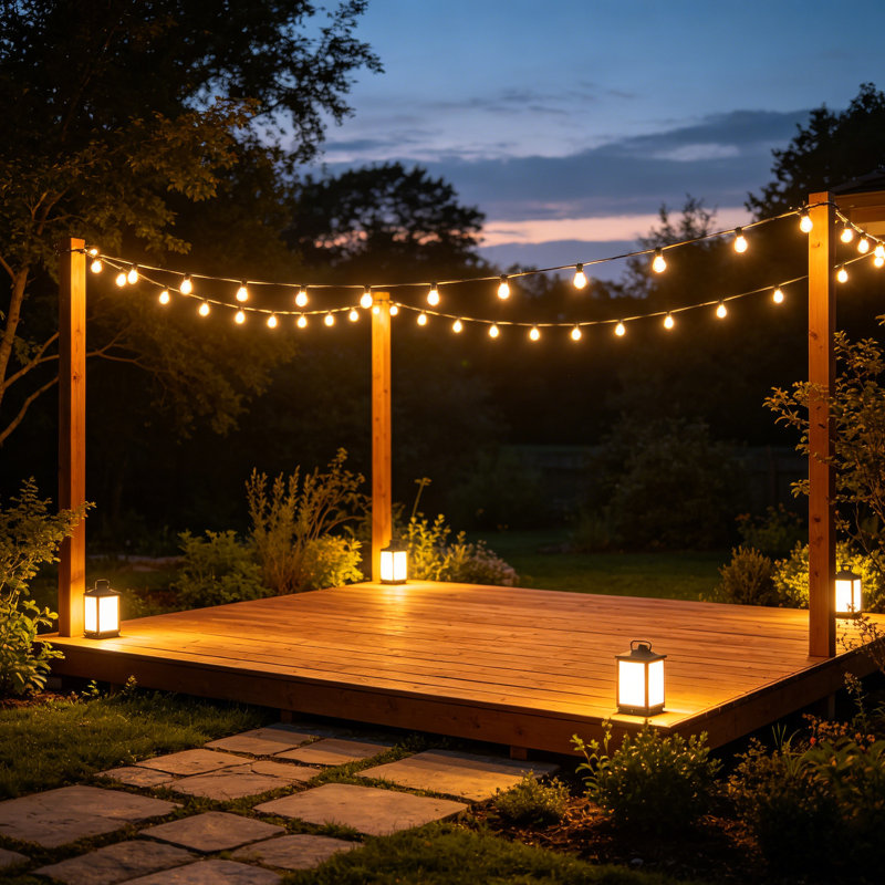 Waterproof S14 LED Outdoor String Dimmable Lights Patio Lights With Shatterproof Bulbs for Garden, 115ft