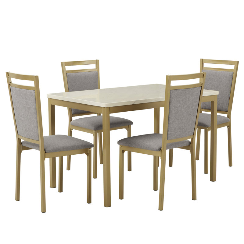 Ensemble de salle à manger 5 pièces Mizell