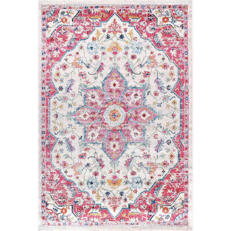Soft Medium Pile Area Rugs Living Room Carpet Pad Oriental Vintage Rug Non Slip Entryway Rug 7665, Rectangle 80 x 150 cm