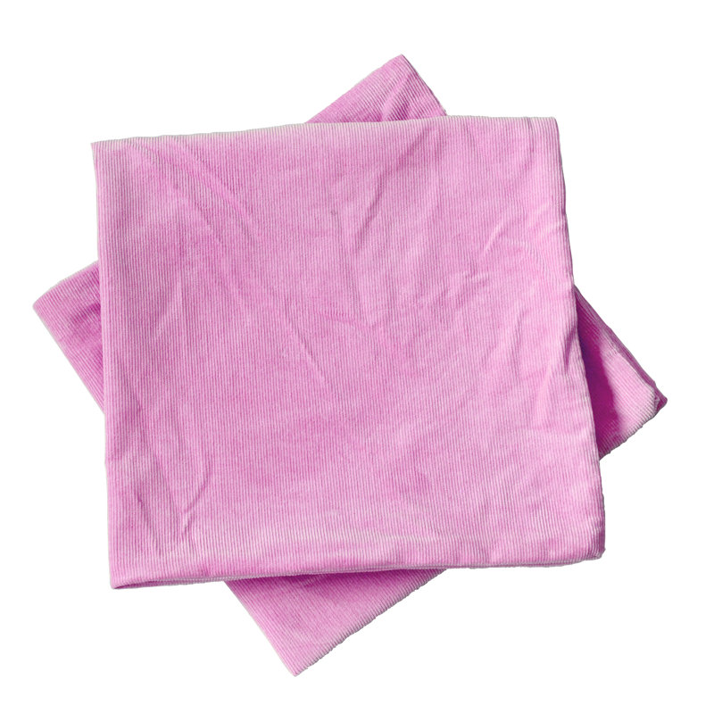 Cotton Corduroy Pillow Cover, Rose Quartz