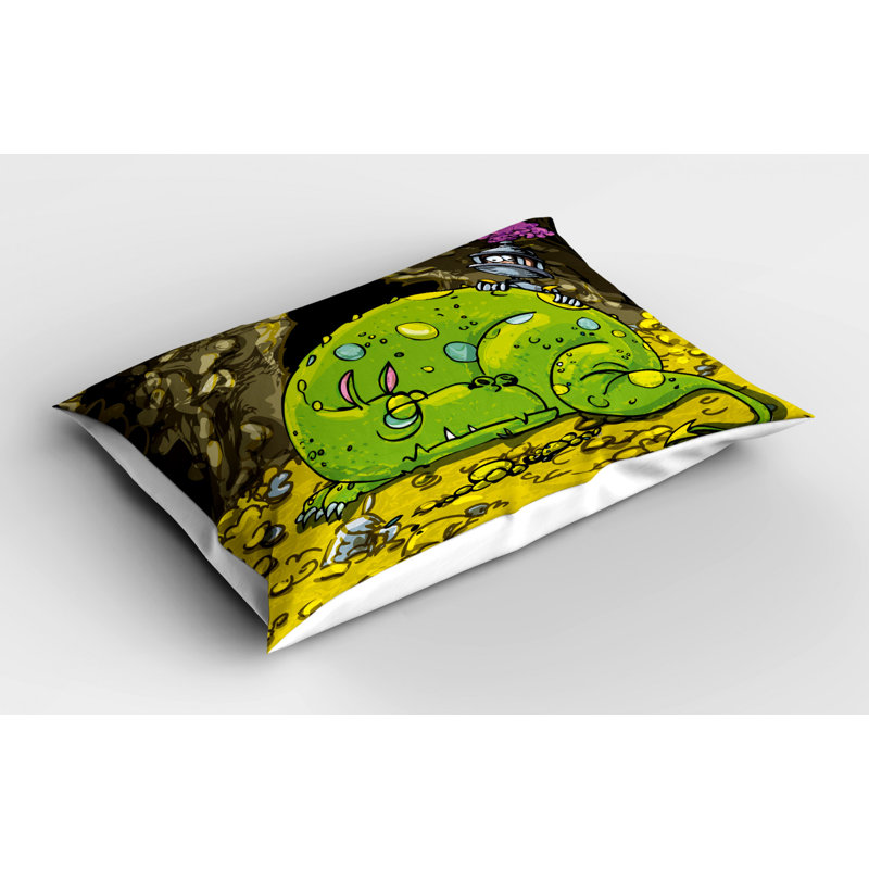 Dragon Polyester Sham Set, Twin