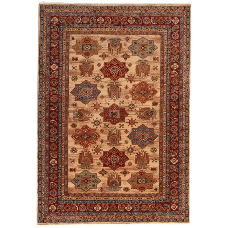 Margalit Wool Oriental Indoor Rug, Rectangle 5'3" x 7'10"