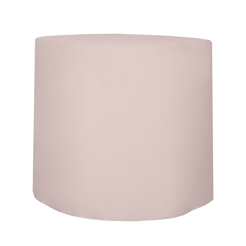 Javin Solid Color Round Tablecloth, Ice Peach, 2