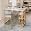 Counter Extra Tall Stool with Metal Frame