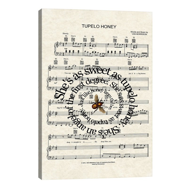 Tupelo Honey - Wrapped Canvas Print, 66.04 cm H x 45.72 cm W x 3.175 cm D