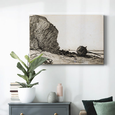 Barque sur le sable près de Sainte-Gallery