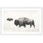 Buffalo Pair - Single Picture Frame Print-1848637681