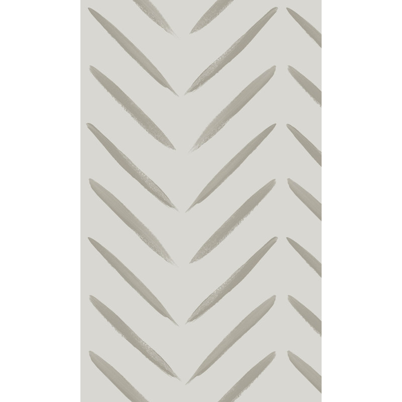 Rouleau de papier peint L 33 pi x l 21 po Eija, Neutre / taupe