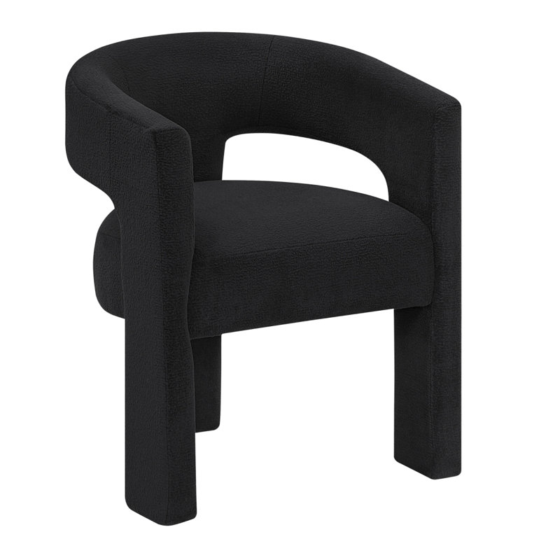 Chaise d'appoint noire Marais