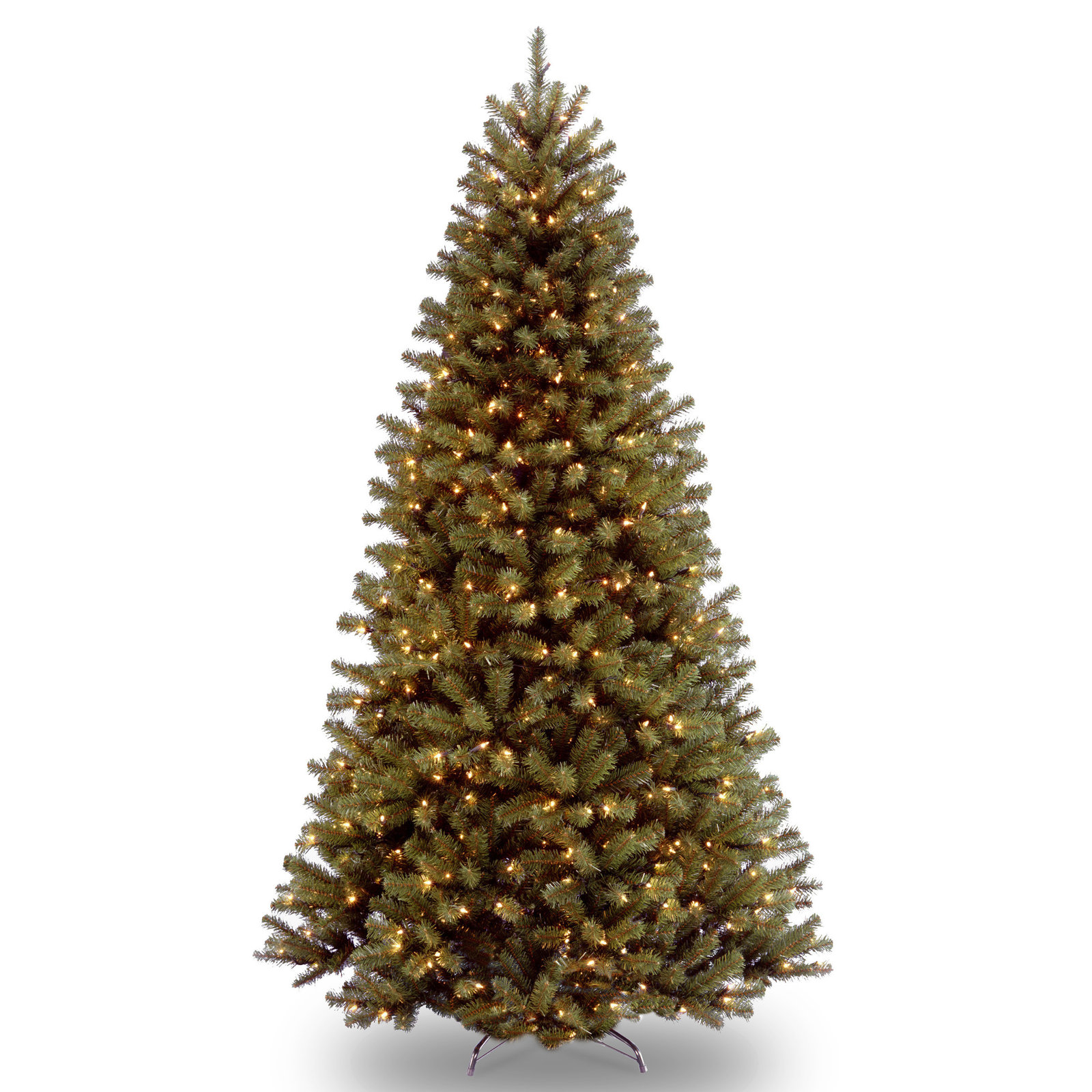 Leilonie Pre-Lit Spruce Christmas Tree, 9 FT