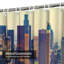 Rideau de douche avec 12 crochets City Skyline City-538033628