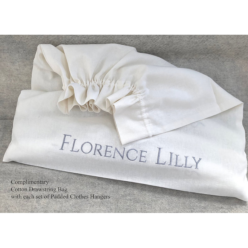 Metal Non-Slip Standard Hanger, Fawn/Grey/White