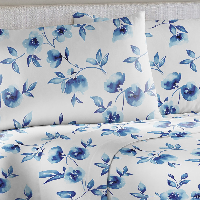 Taie d'oreiller moderne en coton percale 2 pièces Pointehaven, Taie d’oreiller standard, Modern Snake