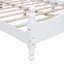 Structure de lit plateforme en bois, conception d'inspiration rétro avec support de lattes en bois robuste pour les intérieurs classiques et modernes,-2108155329-2108155330