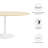Modway Lippa Oval 35.5'' L x 60'' W-93235908