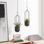 Ensemble de pots à fleurs suspendus 2 pièces Brigett