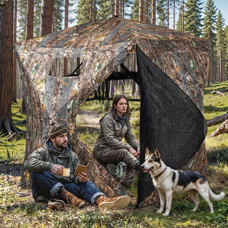 Store de chasse Balconera avec fauteuil de chasse