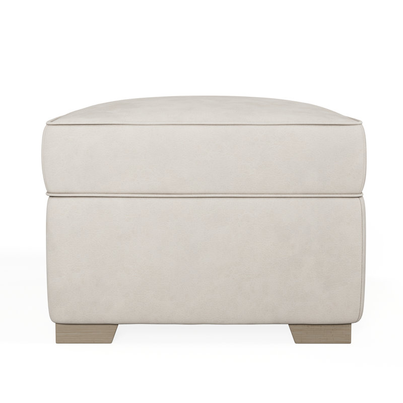 Bablu 62 Wide Ottoman, Mink