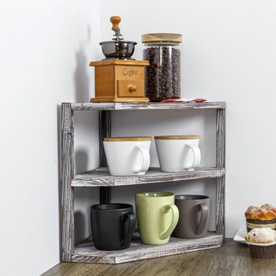 Freestanding Wood Spice Rack